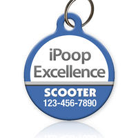 iPoop Excellence Pet ID Tag