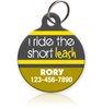 Short Leash Pet ID Tag