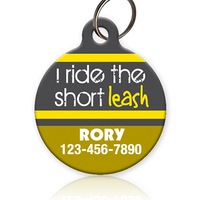 Short Leash Pet ID Tag