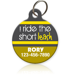 Short Leash Pet ID Tag