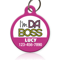 I'm Da Boss Pet ID Tag