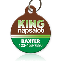 King Napsalot Pet ID Tag