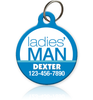 Ladies' Man Pet ID Tag