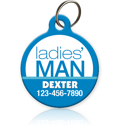 Ladies' Man Pet ID Tag