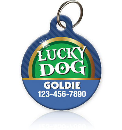 Lucky Dog Pet ID Tag