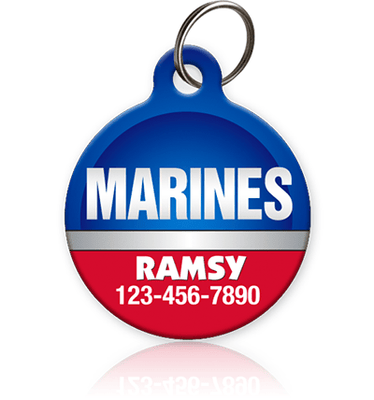 Marines Pet ID Tag - Aw Paws