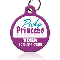 Picky Princess Pet ID Tag