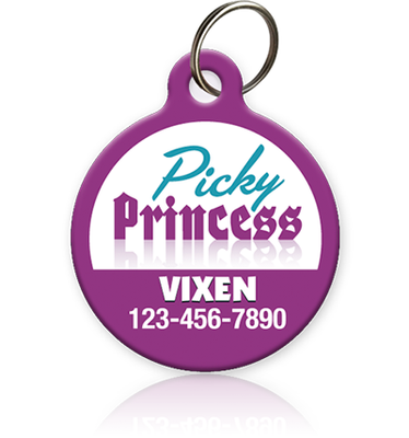 Picky Princess Pet ID Tag
