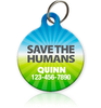 Save the Humans Pet ID Tag