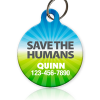 Save the Humans Pet ID Tag