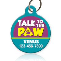 Talk to the Paw Pet ID Tag