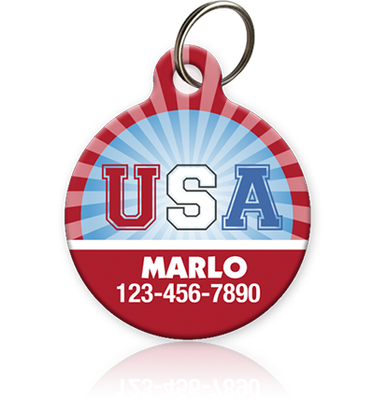 USA Pet ID Tag