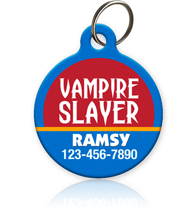 Vampire Slayer Pet ID Tag