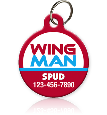 Wing Man Pet ID Tag