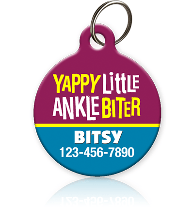 Ankle Biter Pet ID Tag | Aw Paws