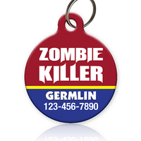 Zombie Killer Pet ID Tag