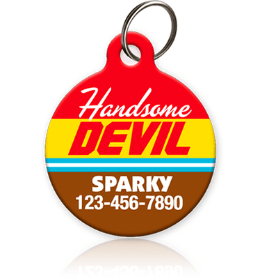 Handsome Devil Pet ID Tag - Aw Paws