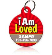 I Am Loved Pet ID Tag - Aw Paws