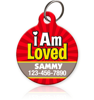 I Am Loved Pet ID Tag - Aw Paws