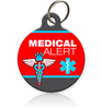 Medical Alert Pet ID Tag for dogs or cats
