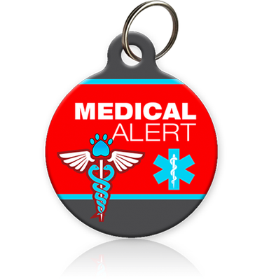 Medical Alert Pet ID Tag for dogs or cats