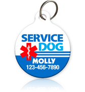 service dog id tag