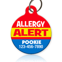 Allergy Alert Pet ID Tag