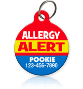 Allergy Alert Pet ID Tag