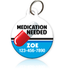 Medication Needed Pet ID Tag