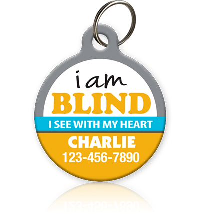 Blind dog tag online