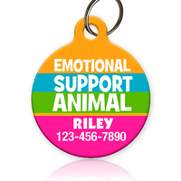 Emotional Support Animal Pet ID Tag - Aw Paws
