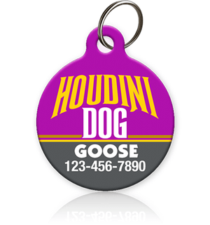 Houdini Dog Pet ID Tag - Aw Paws