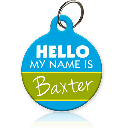 Hello my name is pet id Tag