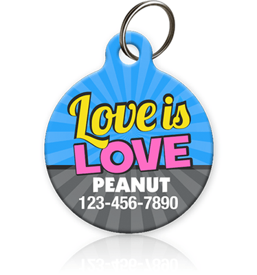 Love is Love Pet ID Tag - Aw Paws