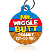 Mr Wiggle Butt Pet ID Tag - Aw Paws