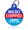 Microchipped Pet ID Tag - Aw Paws