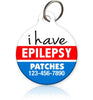 Epilepsy pet id tag 