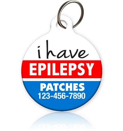 Epilepsy pet id tag 