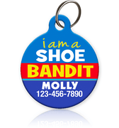 Shoe Bandit Pet ID Tag - Aw Paws