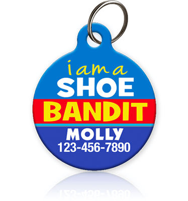 Shoe Bandit Pet ID Tag - Aw Paws