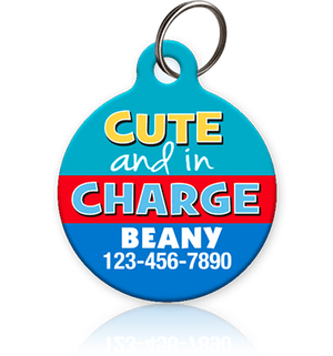 Cute and in Charge Pet ID Tag - Aw Paws