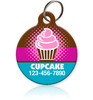Cupcake Pet ID Tag - Aw Paws