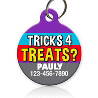 Tricks 4 Treats? Pet ID Tag - Aw Paws