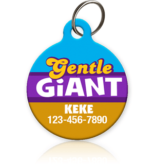 Gentle Giant Pet ID Tag - Aw Paws