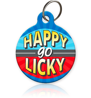 Happy Go Licky Pet ID Tag - Aw Paws