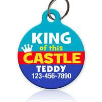 King of this Castle Pet ID Tag - Aw Paws