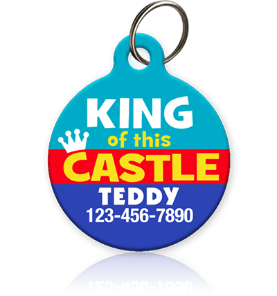 King of this Castle Pet ID Tag - Aw Paws