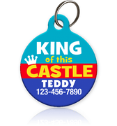 King of this Castle Pet ID Tag - Aw Paws