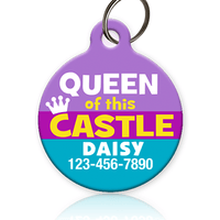 Queen of this Castle Pet ID Tag - Aw Paws