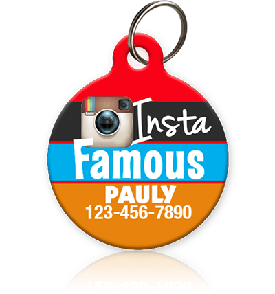 Insta Famous Pet ID Tag - Aw Paws